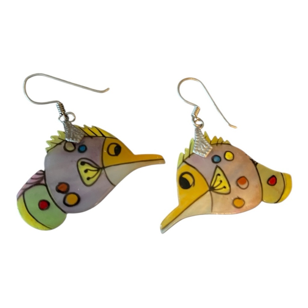 Colorful Fish Earrings - Picture 3 of 6
